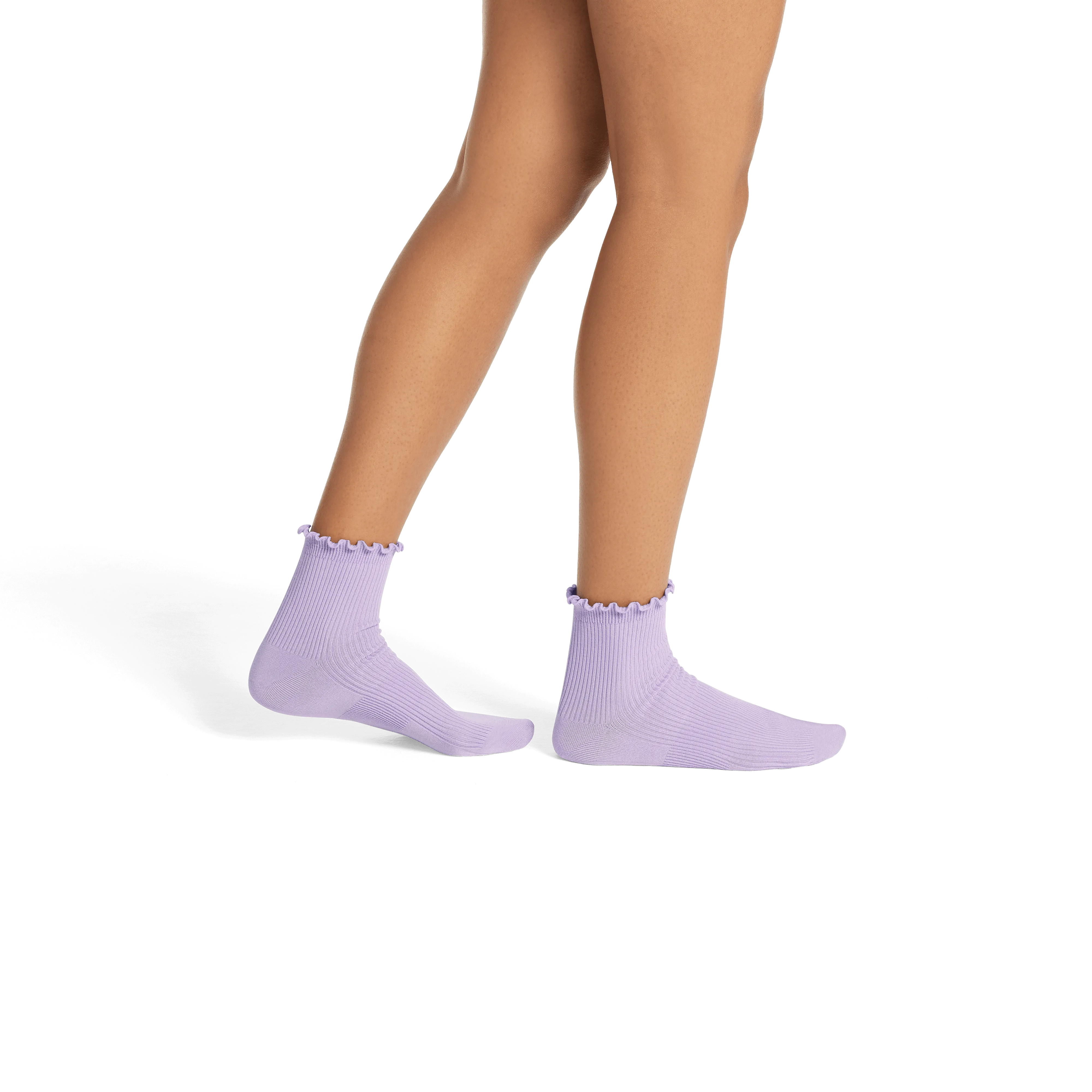 Women's Frilly Rib Quarter Sock 4-Pack